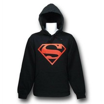 Superboy Hoodie Red Outline Black - £49.54 GBP+