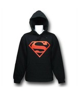 Superboy Hoodie Red Outline Black - £49.66 GBP+