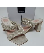 Dolce Vita Paily Size 5.5 M Women&#39;s Braided Strap Chunky Heel Sandals Li... - $64.01 CAD