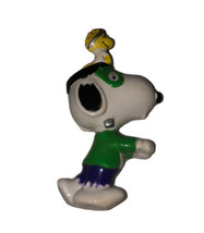 Vtg 3” Peanuts Halloween Snoopy Woodstock Frankenstein & His Monster PVC Figure - $9.38