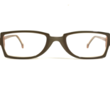 Vintage la Eyeworks Eyeglasses Frames DEXTER 699 Brown Clear Orange 45-2... - $65.36