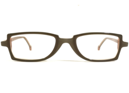 Vintage la Eyeworks Eyeglasses Frames DEXTER 699 Brown Clear Orange 45-20-135 - £51.34 GBP