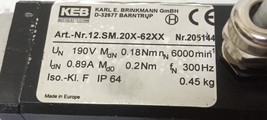 Keb12.SM.20X-62XX Motor 205144 HEDL-5540 A12 Keb Antriebstechnik - £727.14 GBP