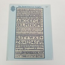 THE SARAH EMERSON SAMPLER-OOP-CROSS STITCH CHART-BY GLORIA &amp; PAT 1993 Le... - £5.92 GBP