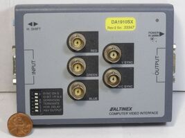 ALTINEX COMPUTER VIDEO INTERFACE DA1910SX REV:2  NO ACCESSORIES - $19.99