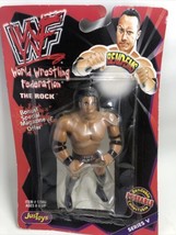 1999 Just Toys WWF WWE The Rock Bend-Ems Wrestling Figure Series V . Read - $24.70