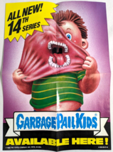 1988 Topps GPK Garbage Pail Kids OS14 Series 14 14th Box PROMO AD POSTER... - £31.61 GBP