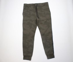 Express Mens Size Large Stretch Cuffed Sweatpants Joggers Pants Camouflage - £38.89 GBP