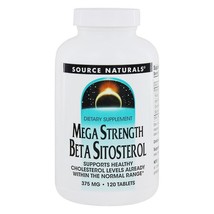 Source Naturals Mega Strength Beta Sitosterol 375 mg, 120 Tablets - £14.08 GBP