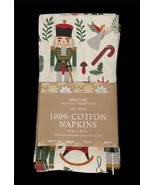 8 Christmas African American &amp; Caucasian Nutcrackers Cotton 20&quot; X 20&quot; Na... - $39.99