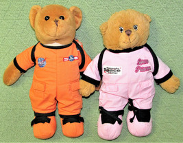 Teddy Bears Kennedy Space Center Astronaut Pink Girl Orange Boy Nasa Plush Toys - £20.20 GBP