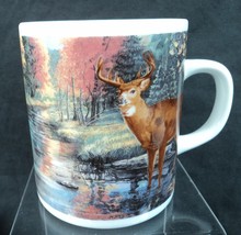 Vintage Friends of the Wetlands Deer Fawn Doe Buck Family Coffee Cup/Mug - £9.50 GBP