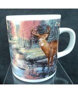 Vintage Friends of the Wetlands Deer Fawn Doe Buck Family Coffee Cup/Mug - £9.47 GBP
