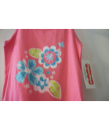 Fisher Price Pink Salmon Dress w/ Hibiscus Flowers 3T New w/ Tags - £5.09 GBP