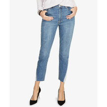 NWT Womens Size 24 Rachel Roy Blue High Rise Sequin Embellished Ankle Jeans - £23.22 GBP