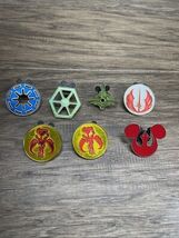 Disney Star Wars Lot of 7 Trading Pins Rebel Forces Mickey Mouse KG JD - $6.92