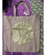 Victoria’s Secret gold glitter studs tote bag - $9.90