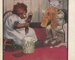 1907 Busy Bears Novelty Postcard - &quot;Wednesday&quot; J.I. Austen Co. Chicago #432 - £3.09 GBP