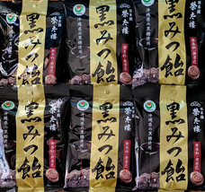 Eitaro | Japan | Kuro Mitsu Ame Candy - 3.8 oz (108g) x 6 Packs - Free Shipping - £16.39 GBP
