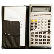 Gradematic 100 Calculator 1983 Vintage Calculated Industries Tested w/ C... - $49.99