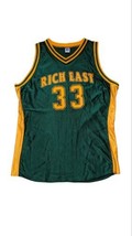 Russell Athletic VTG Rich East High School Satin Basketball Jersey #33 Mens 48 - £25.97 GBP