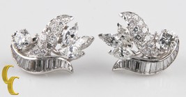 Authenticity Guarantee 
9.00 carat Diamond 14k White Gold Clip-On Floral... - £10,852.20 GBP
