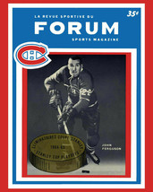 1965 MONTREAL CANADIENS 8X10 PHOTO HOCKEY PICTURE NHL JOHN FERGUSON - $4.94