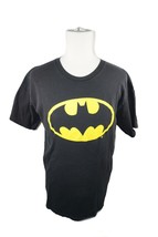 Vintage DC Comics Batman Symbol Logo Large Tee - Superhero Minimalist Sh... - £9.41 GBP