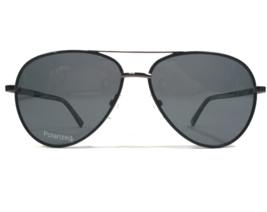 Ted Baker Sunglasses TBM064 BLK Black Gunmetal Gray Aviator Frames Black Lenses - £50.27 GBP