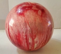 Ebonite Maxim Bowling Ball 11 5oz Red White Swirl Glitter  - £36.94 GBP
