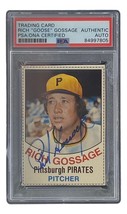 Rich Goose Gossage Signed Pirates 1977 Hostess #128 Trading Card PSA/DNA - £68.95 GBP