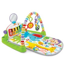 Baby Play Mat Toy Bar Activity Gym Center Tummy Time Kick Play Piano Gym Music - £88.66 GBP