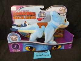 Netflix How Train Your Dragons Rescue Riders Plush Winger 15&quot; Wing Flap Action - £30.50 GBP