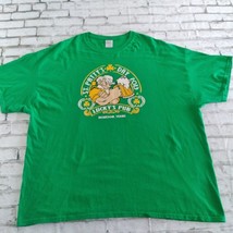 Lucky&#39;s Pub Mens T Shirt 3XL Green Short Sleeve Crew Neck Houston Texas Tee - £11.07 GBP