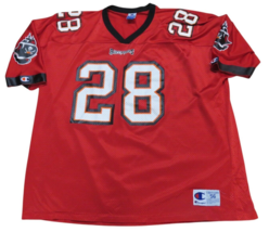 VINTAGE Tampa Bay Buccaneers Warrick Dunn 28 Jersey Champion Size 56 XXXL - $24.70