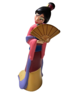 Disney Princess Mulan Figurine 4&quot; PVC Figure Poised Cake Topper Loose Vi... - £7.78 GBP