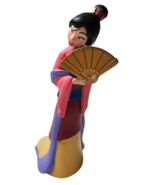 Disney Princess Mulan Figurine 4&quot; PVC Figure Poised Cake Topper Loose Vi... - £7.43 GBP