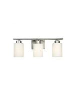 Forte Lighting Ava 21&quot; 3 Light Brushed Nickel Modern/Contemporary Vanity... - $1,442.44 MXN