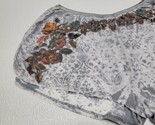 New Butterfly Studio Design Sleep Pajama Shorts Size Large Soft Gray Mul... - $11.87