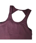 American Eagle Aerie Active Tank Top XXS Open Back Cross-Wrap Burgundy Yoga - $18.02