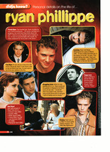 Ryan Phillippe teen magazine pinup clipping tons of pictures J-14 magazine - £1.18 GBP