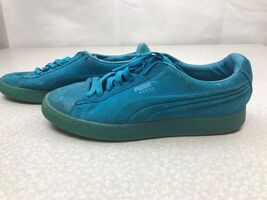 Puma Classic Plus Suede Bright Blue Sneakers Shoes Men's Size 8 KG Sports - $34.65