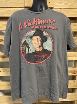 A Nightmare On Elm Street Gray Freddy Krueger Horror T-Shirt Men&#39;s Size ... - $14.84