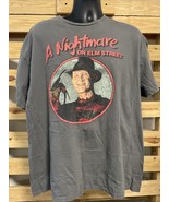 A Nightmare On Elm Street Gray Freddy Krueger Horror T-Shirt Men&#39;s Size ... - $20.82 CAD