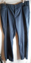 Dockers Size 24 W M Dark Blue wide leg Trouser cotton pants - $446.21 MXN
