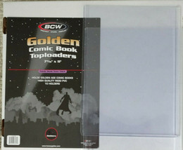 2 Loose BCW Golden Comic Book Topload Holder Toploaders New - £9.38 GBP