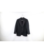 Vintage 50s Rockabilly Mens Size 40S Wool Prom Tuxedo Smoking Jacket Bla... - $138.55