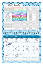 2023 Monthly Desktop/Wall Calendar/Planner - Habit Tracker - (Edition #04) - £10.19 GBP