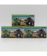 Lot of 3 HOT WHEELS Mini Monster Trucks Mystery Series 2 Launches Up To 10&#39; - $23.34 CAD