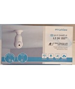 LaView 4MP Bulb Security Camera 2.4GHz, 360° 2K, Motion, Alarm LV-PWL2-W... - $38.29 CAD